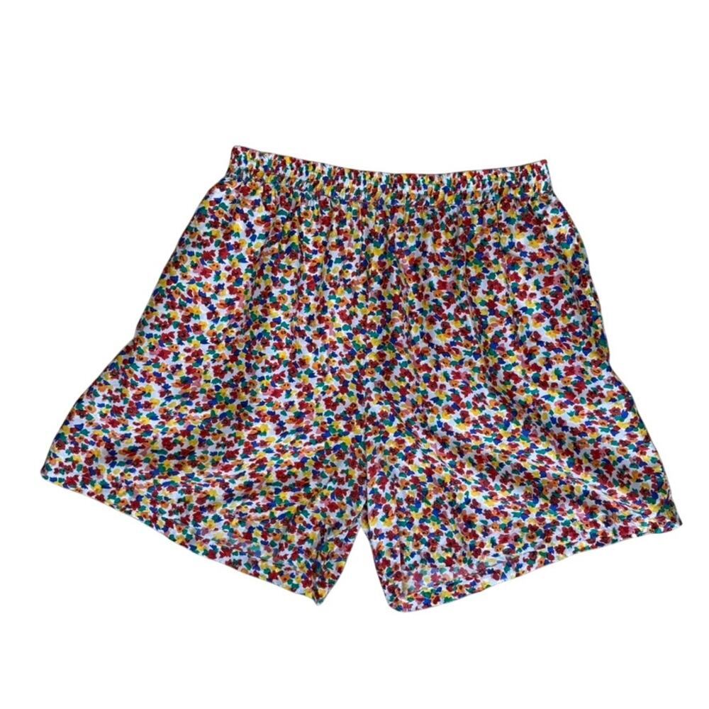 Oscar de la Renta Expressions 80s / 90s Silk Multicolor Print Pajama Set Medium - Picture 4 of 10